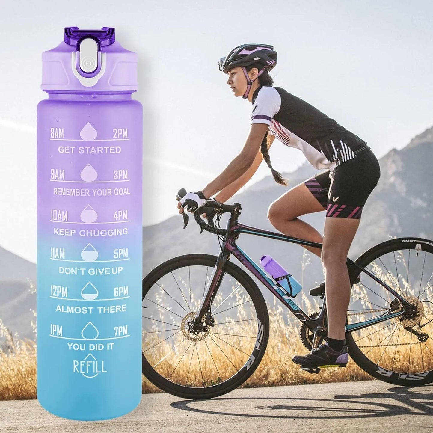 Motivational Water Bottle set of 3